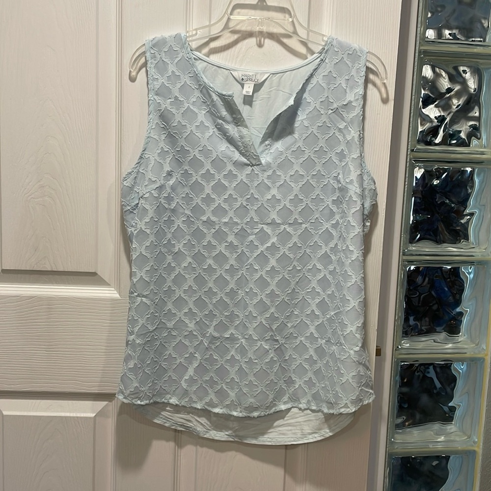 Light blue tank top